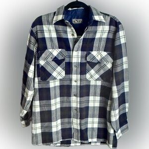 Backpacker Classic Sportshirts Vintage Flannel Shirt Men’s Large (estimated)